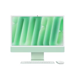 24-inch iMac with Retina 4.5K display: Apple M4 chip with 8‑core CPU and 8‑core GPU, 16GB, 256GB SSD - Green