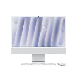 24-inch iMac with Retina 4.5K display: Apple M4 chip with 8‑core CPU and 8‑core GPU, 16GB, 256GB SSD - Silver