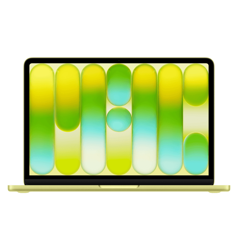 13-inch MacBook Neo: Apple A18 Pro chip with 6‑core CPU and 5‑core GPU, 8GB, 256GB SSD - Citrus