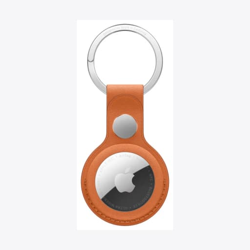 AirTag FineWoven Key Ring - Fox Orange