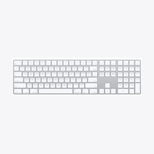 Magic Keyboard with Numeric Keypad - US English - Silver