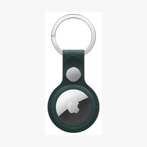 AirTag FineWoven Key Ring - Dark Green