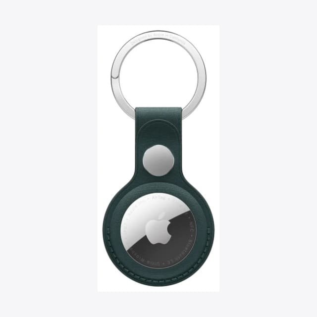AirTag FineWoven Key Ring - Dark Green