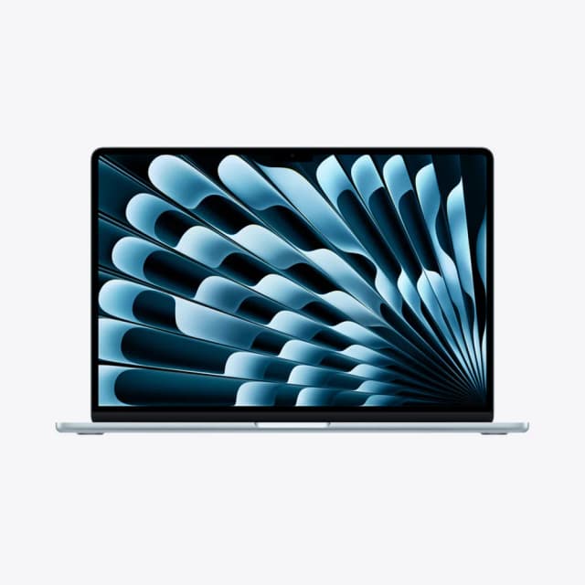 15-inch MacBook Air: Apple M5 chip with 10‑core CPU and 10‑core GPU, 16GB, 512GB SSD - Sky Blue