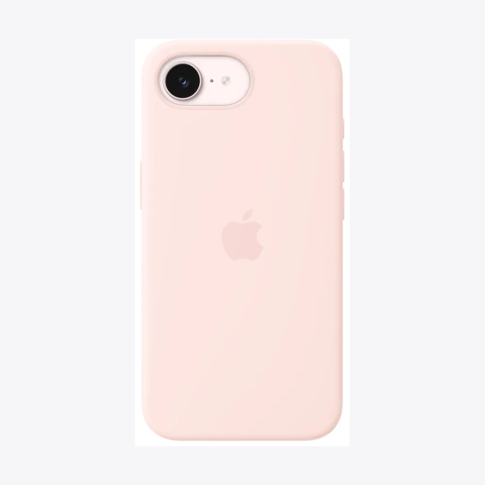 iPhone 17e Silicone Case with MagSafe – Soft Pink