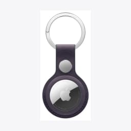 AirTag FineWoven Key Ring - Midnight Purple
