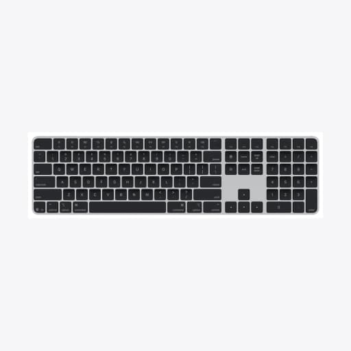 Magic Keyboard with Touch ID and Numeric Keypad for Mac models with Apple silicon - US English - Black Keys