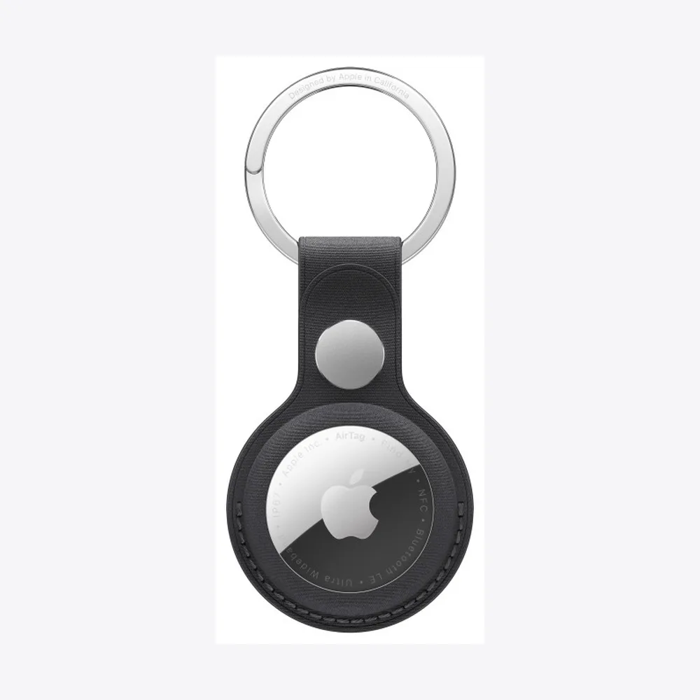 AirTag FineWoven Key Ring - Black