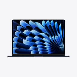 15-inch MacBook Air: Apple M5 chip with 10‑core CPU and 10‑core GPU, 16GB, 512GB SSD - Midnight