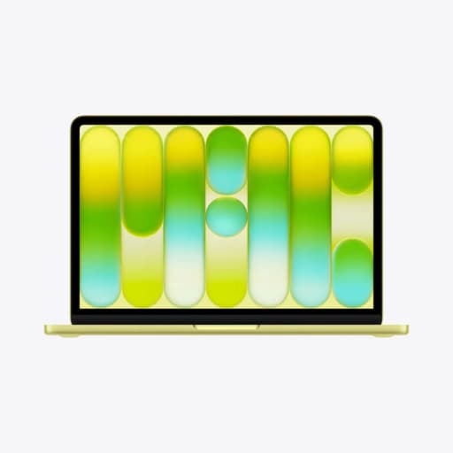 13-inch MacBook Neo: Apple A18 Pro chip with 6‑core CPU and 5‑core GPU, 8GB, 256GB SSD - Citrus