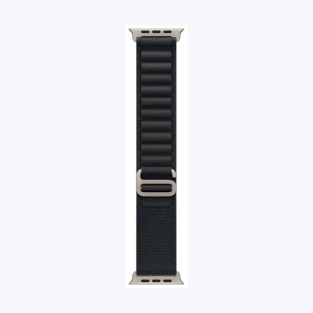 49mm Black Alpine Loop - Small - Natural Titanium Finish