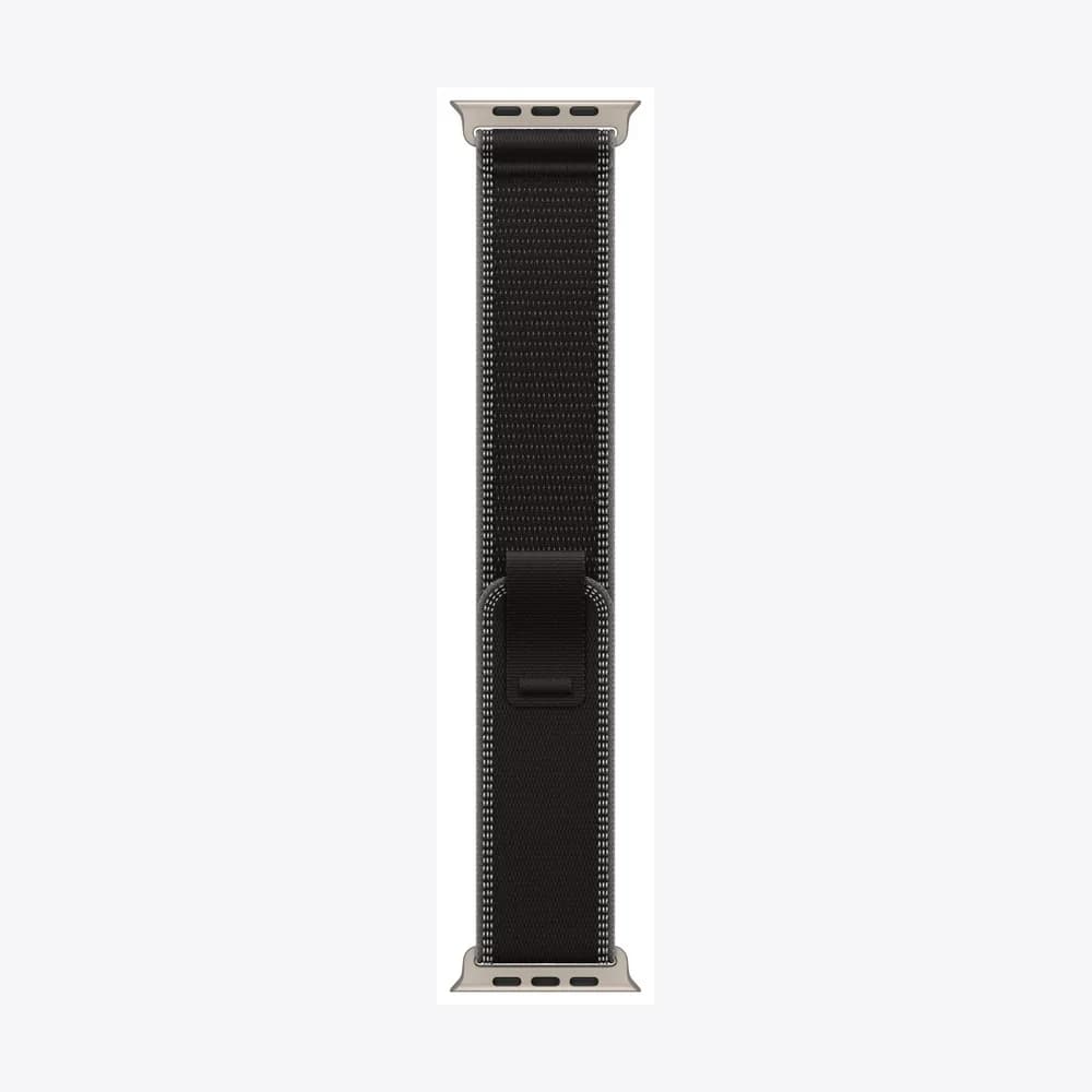 49mm Black/Charcoal Trail Loop - M/L - Natural Titanium Finish