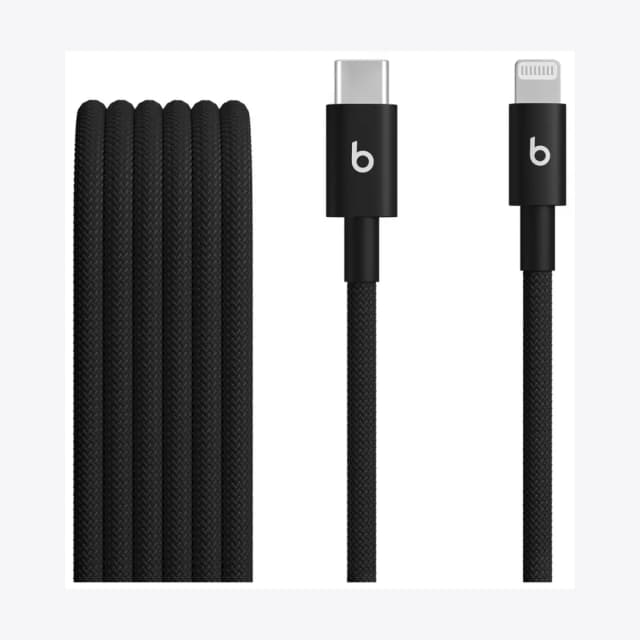 Beats USB-C to Lightning Woven Cable (1.5 m) - Bolt Black