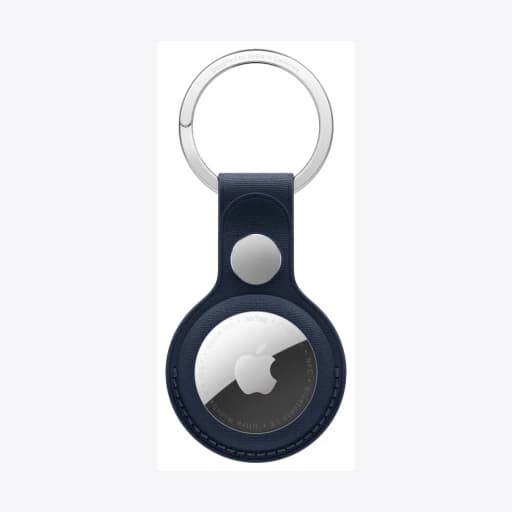 AirTag FineWoven Key Ring - Deep Blue