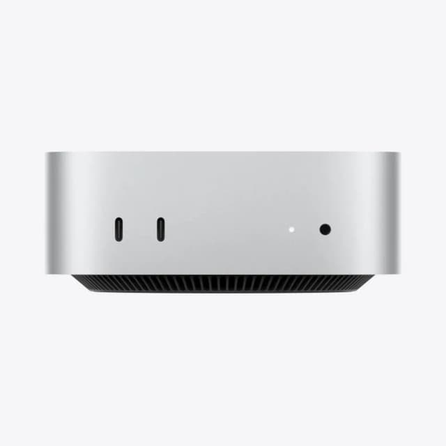 Mac mini: Apple M4 chip with 10‑core CPU and 10‑core GPU, 16GB, 512GB SSD