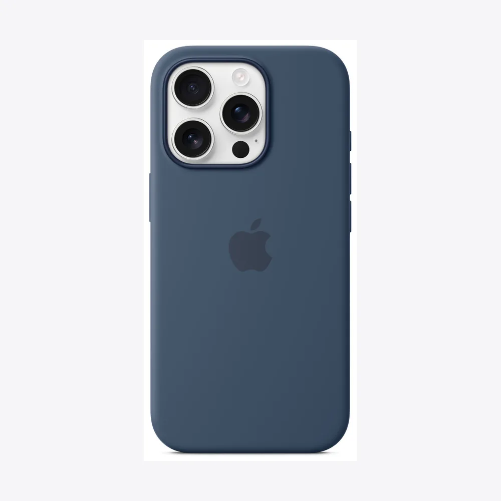 iPhone 16 Pro Silicone Case with MagSafe - Denim