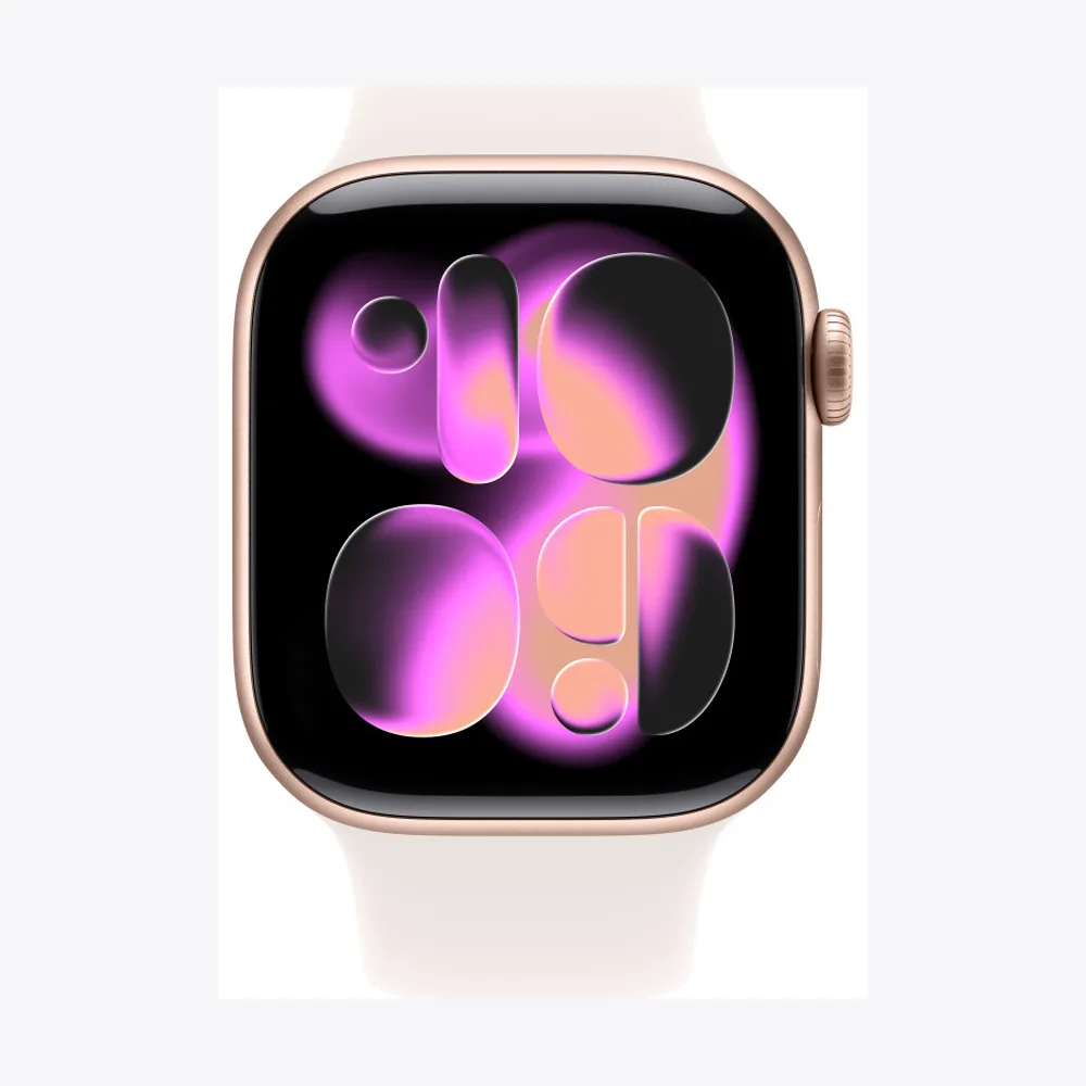 Apple Watch Series 11 GPS 42mm Rose Gold Aluminium Case with Light Blush Sport Band - M/L