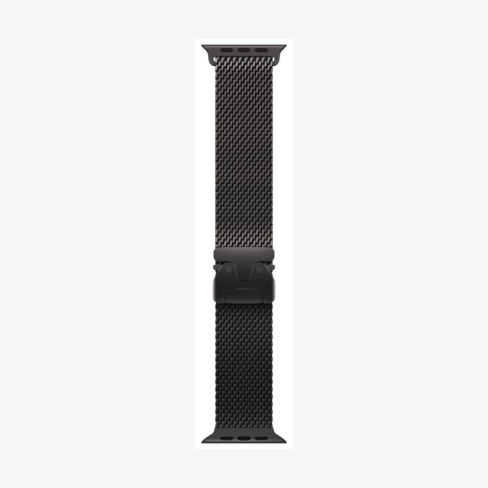 49mm Black Titanium Milanese Loop - Small