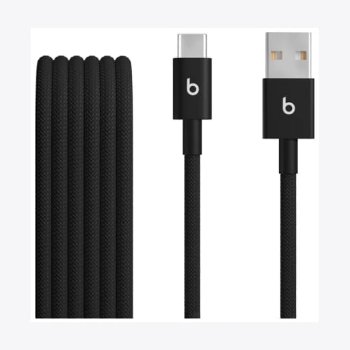 Beats USB-A to USB-C Woven Cable (1.5 m) - Bolt Black