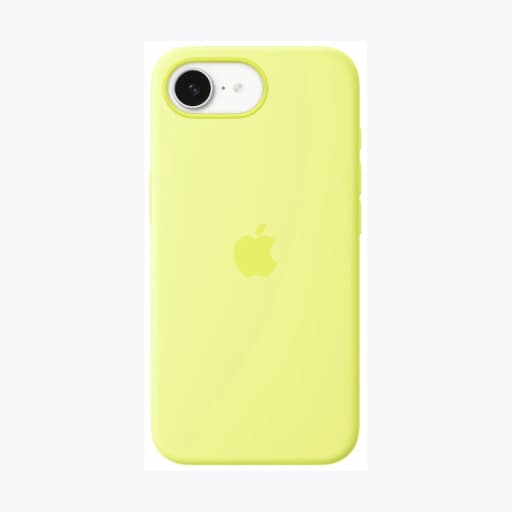 iPhone 16e Silicone Case – Neon Yellow