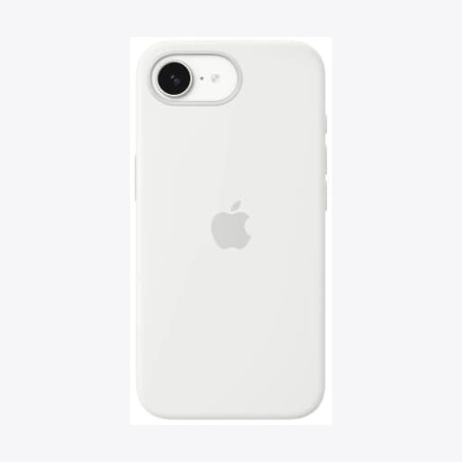iPhone 16e Silicone Case – White