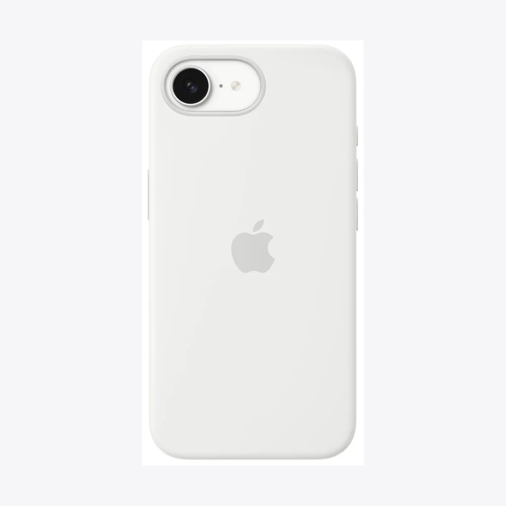 iPhone 16e Silicone Case – White