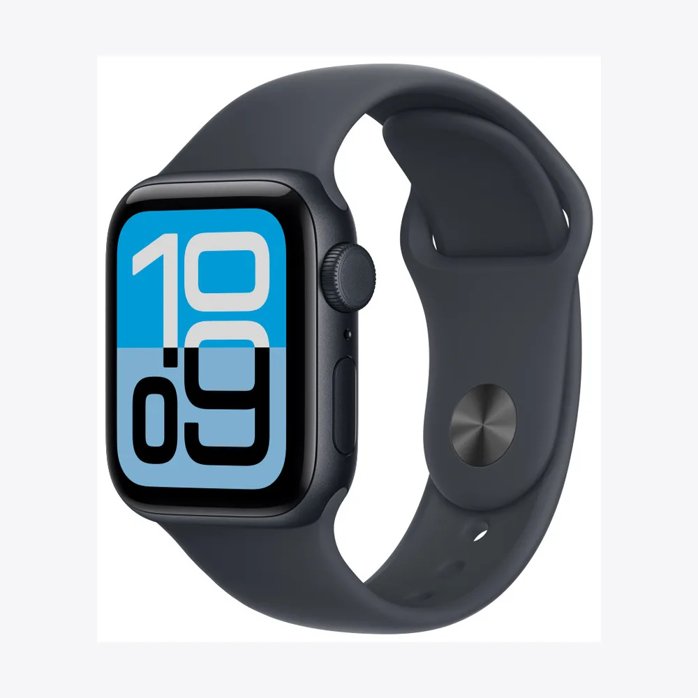 Apple Watch SE 3 GPS + Cellular 40mm Midnight Aluminium Case with Midnight Sport Band - S/M