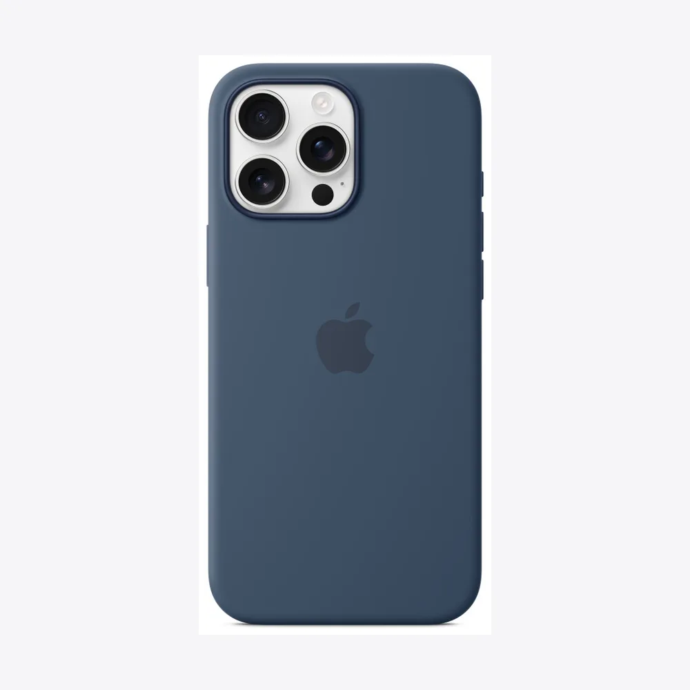 iPhone 16 Pro Max Silicone Case with MagSafe - Denim