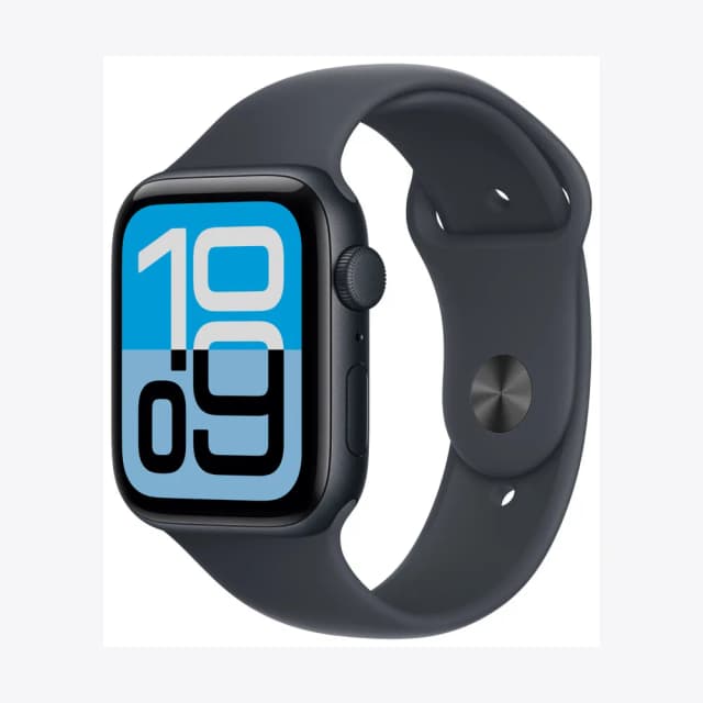 Apple Watch SE 3 GPS 44mm Midnight Aluminium Case with Midnight Sport Band - S/M