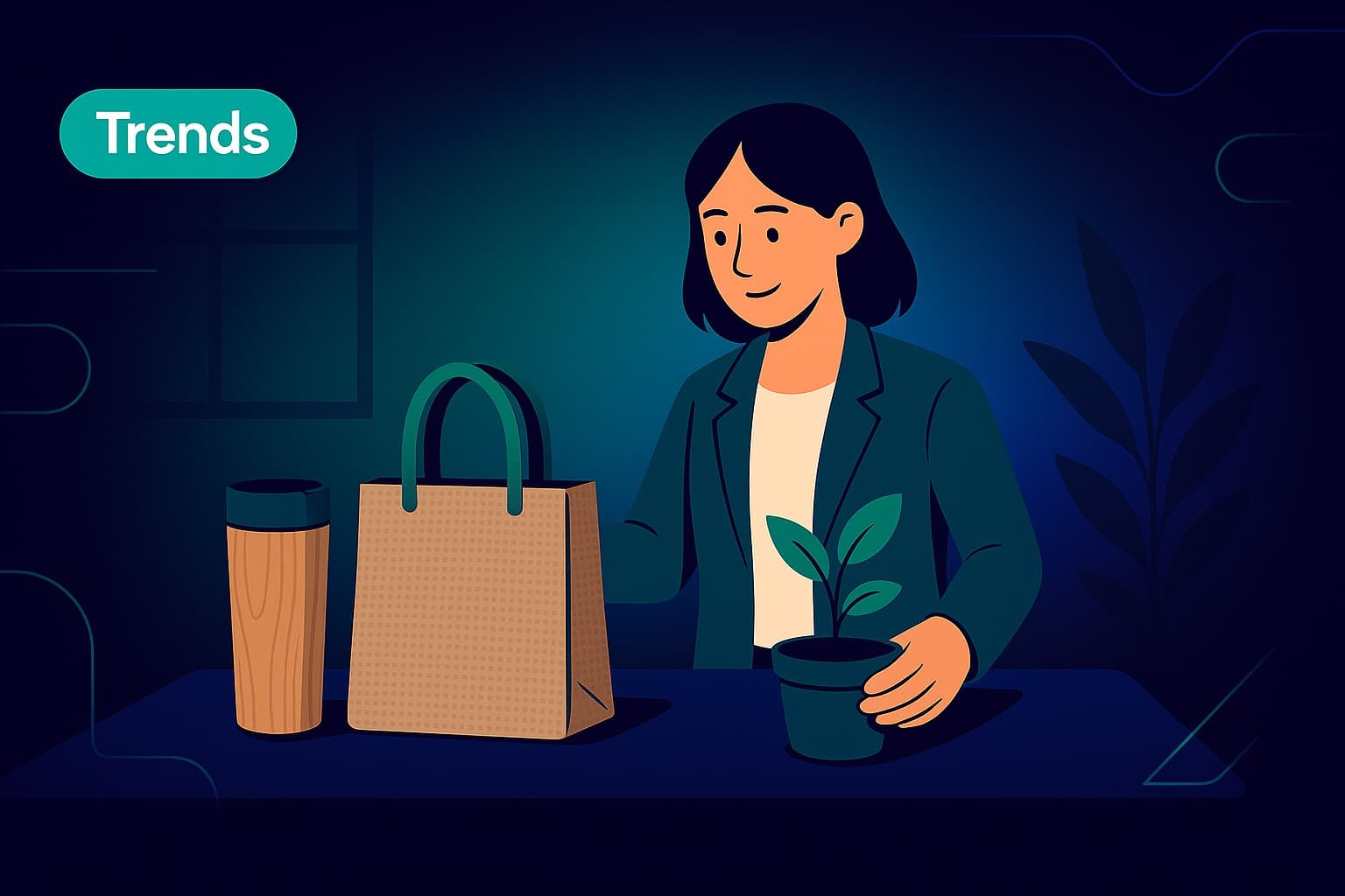 Sustainable corporate gifting trends in India 2025, eco-friendly gifts by Adalwin Commerce™