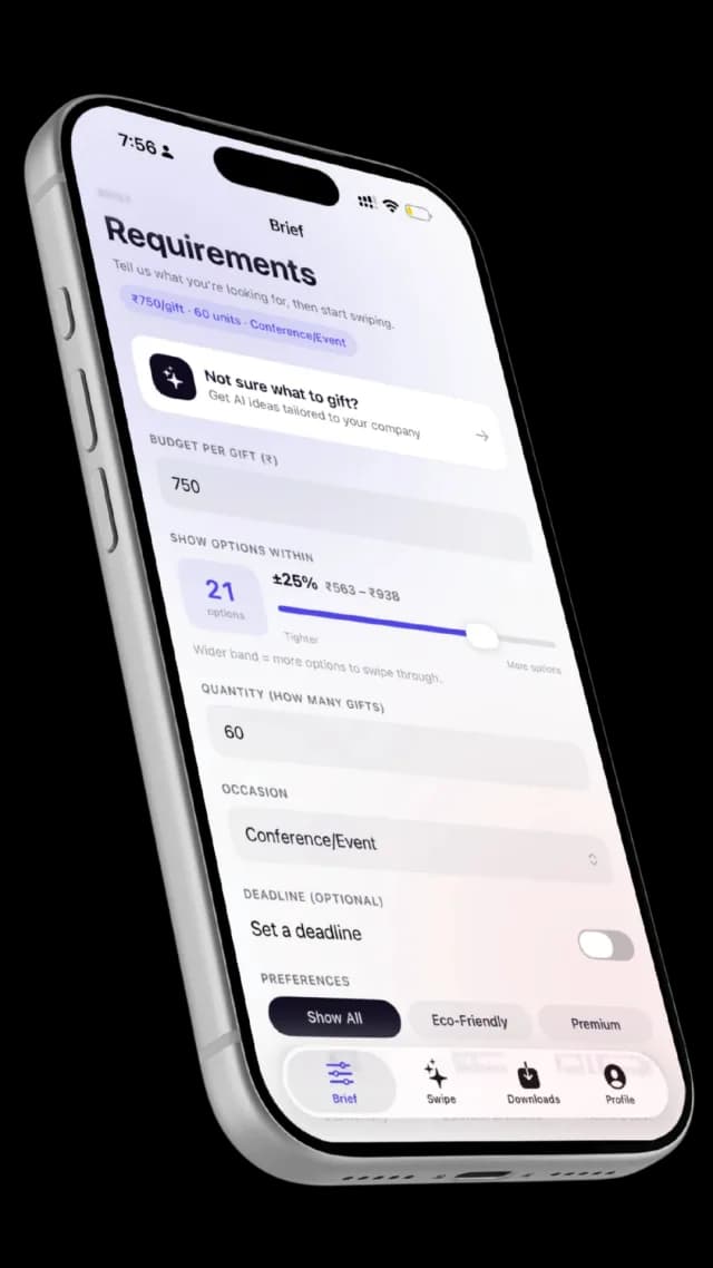 Swipe by Adalwin app — swipe to shortlist